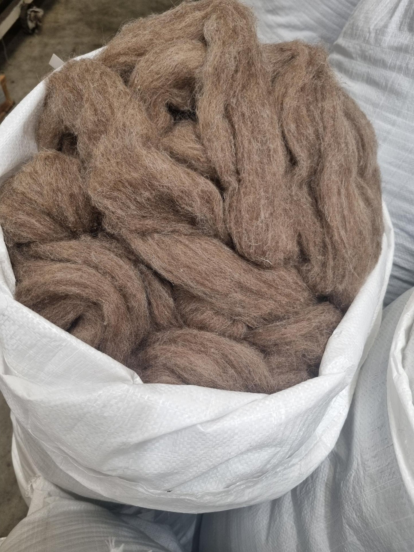 Carded Waste Brown