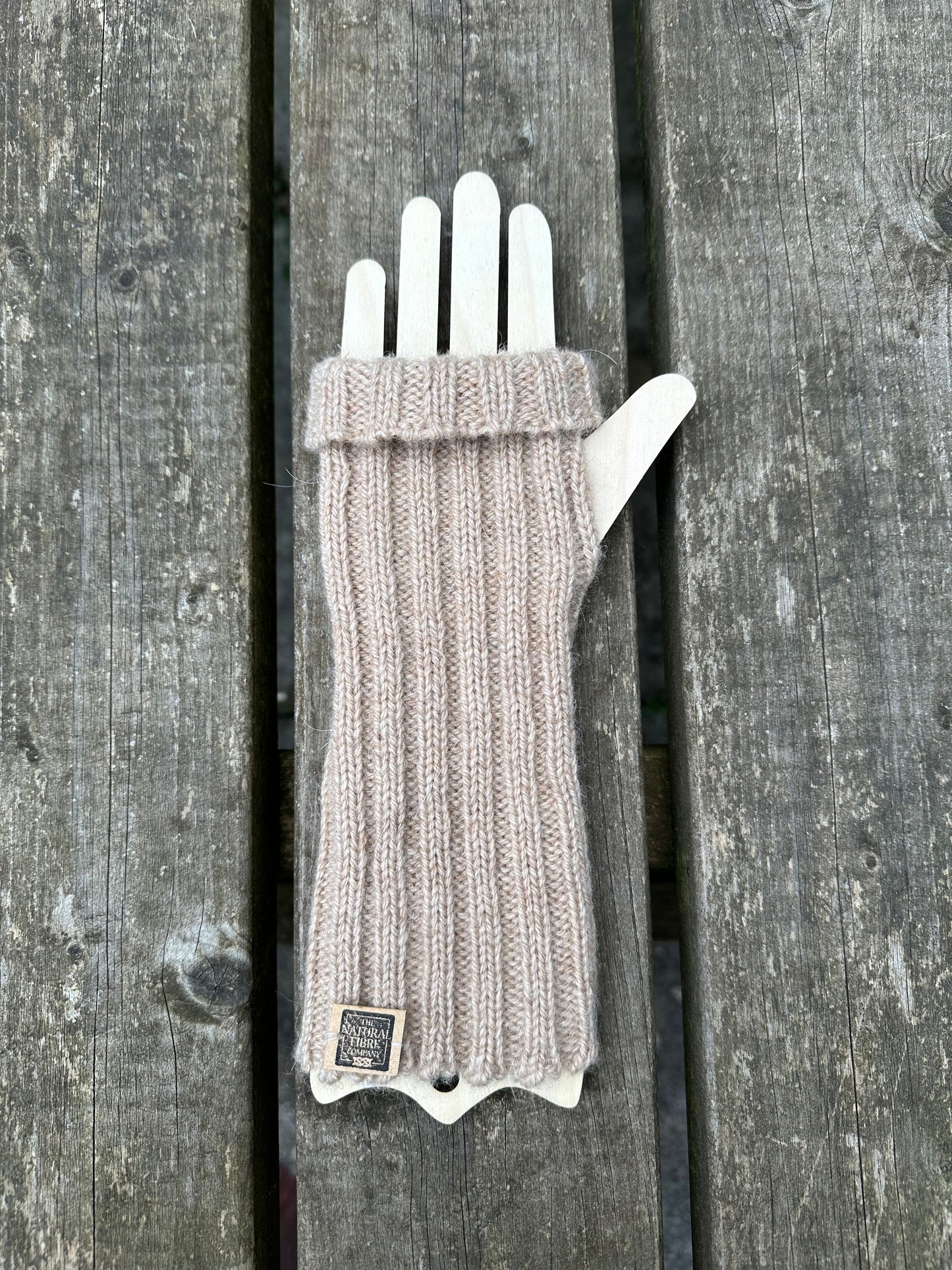 Plain Fingerless Mitts
